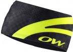elenka One Way Carbon Headband - Wide Black-Yellow Uni
